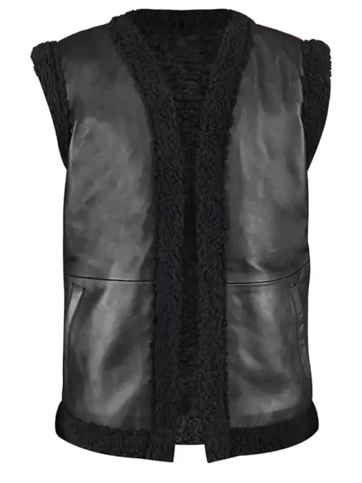 Power Book IV Lili Simmons Black Leather Vest
