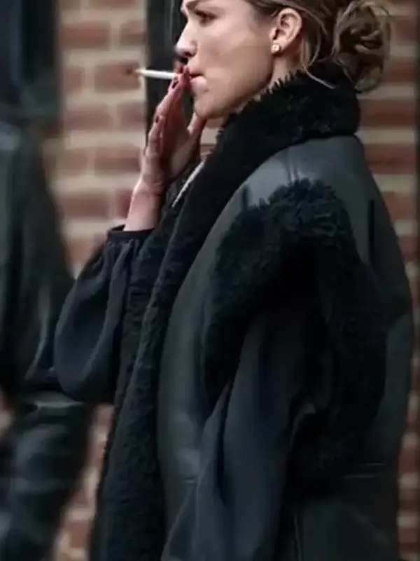 Power Book IV Lili Simmons Leather Black Vest