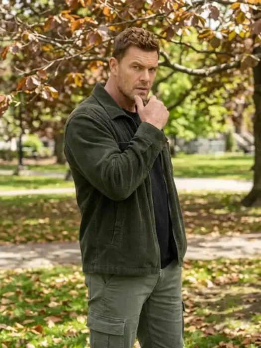Reacher S04 Jack Reacher Olive Green Jacket