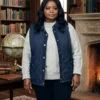 Ride or Die Debbie Blue Quilted Vest