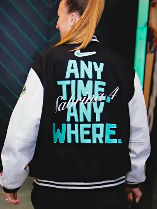 Sabrina Ionescu Nike Any Time Any Where Jacket Back