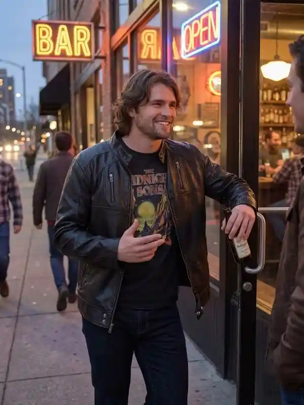 Samuel Braun The Way Home S04 Black Leather Jacket