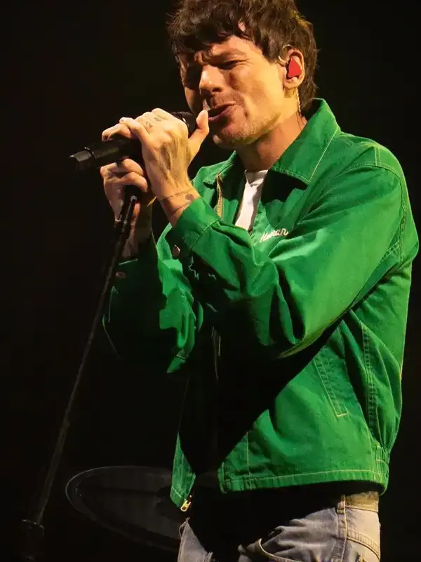 Shop Atlanta 2026 Show Louis Tomlinson Human Made Green Jacket