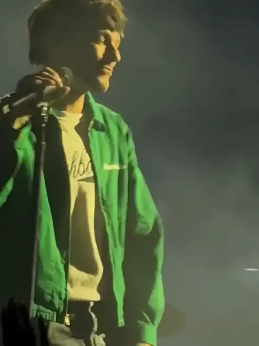 Shop Atlanta 2026 Show Louis Tomlinson Human Made Green Jacket For Men and Women