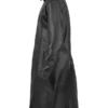 Shop Women Gothic Style Black Leather Zip-Up Vampire Coat for Sale