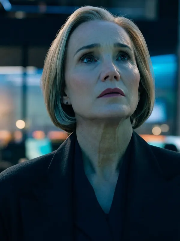 Slow Horses 2026 Kristin Scott Thomas Diana Taverner Long Coat