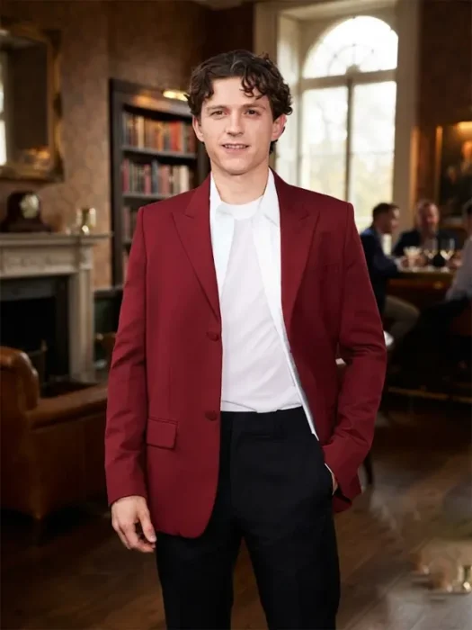 Spider Man Brand New Day Press Tour 2026 Tom Holland Blazer