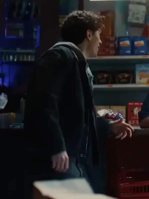 Spider Man Meets Messi Peter Parker Black Jacket