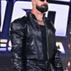 Summerslam Kickoff 2026 Seth Rollins LeatherBlack Jacket
