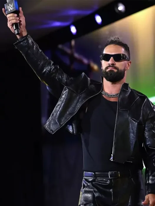 Summerslam Kickoff Seth Rollins Black Jacket