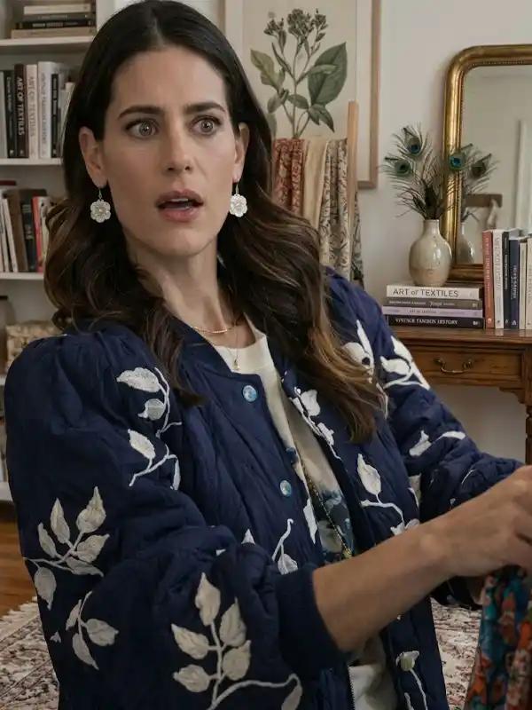 The Love Heist 2026 Lyndsy Fonseca Blue Jacket