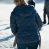 The Other Zoey Josephine Langford Puffer Jacket Back