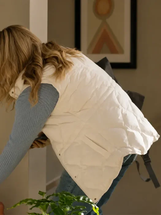 The Other Zoey Josephine Langford Quilted Vest Back