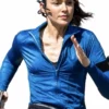 The Runner Gal Gadot Maia Marten Blue Jacket