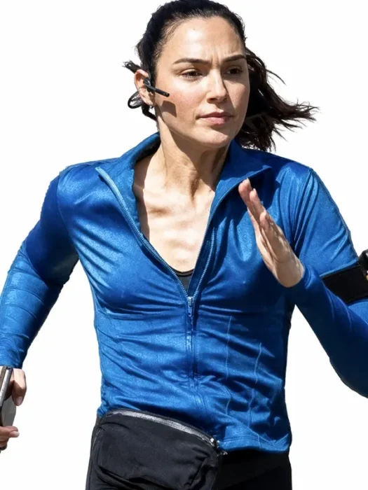 The Runner Gal Gadot Maia Marten Blue Jacket