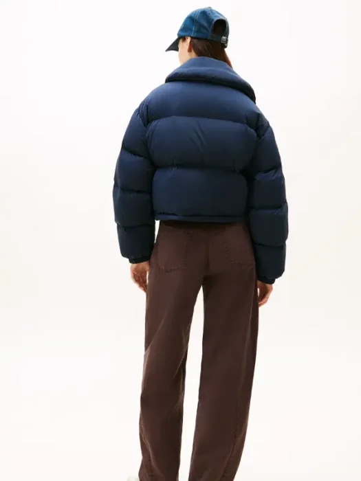 Tommy Badge Down Puffer Jacket Back