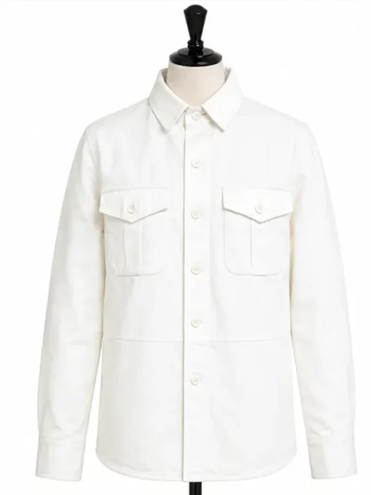 Wimbledon 2026 Simone Ashley White Cotton Jacket