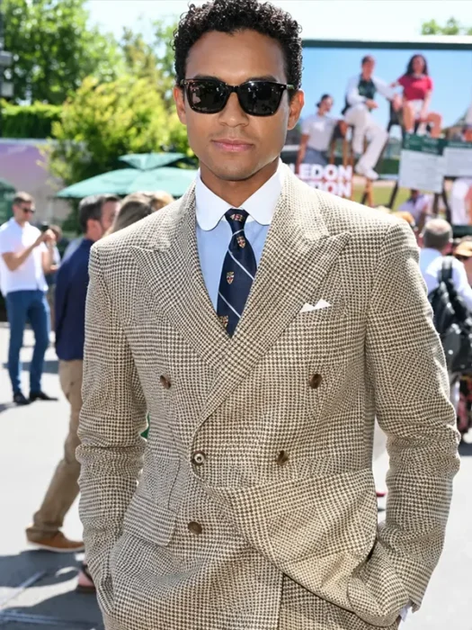 Wimbledon Championship 2026 Jaafar Jackson Beige Blazer