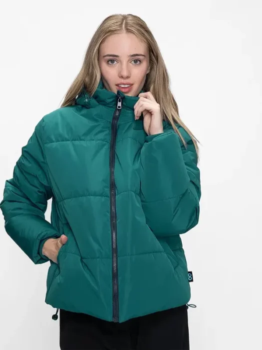 Womens Puffer Jacket Green