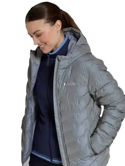 Womens Reflective Puffer Jacket