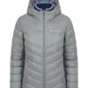 Womens Seasons Reflective Puffer Grey Jacket