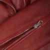 Womens Stylish Red Lambskin Leather Jacket