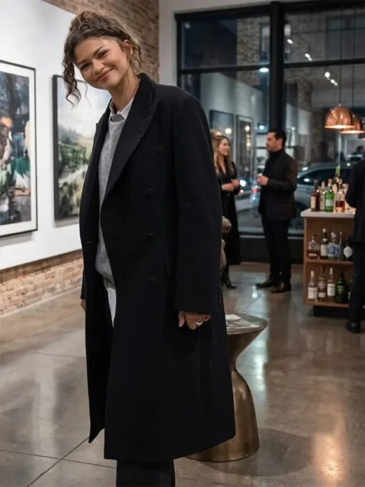 Zendaya Spider-Man Brand New Day Black Coat