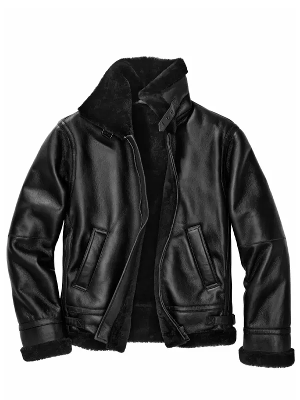 B3 Black Lambskin Jacket