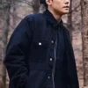 Bong Gil Exhuma Black Cotton Jacket