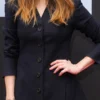 Broadway Opening Night Aya Cash Black Coat