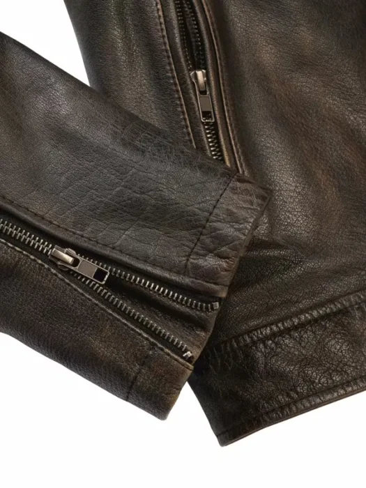 Buffalo biker jacket sleeves