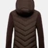 CONTRAST QUILTED JACKET Back