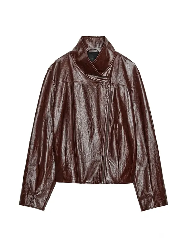FAUX LEATHER JACKET