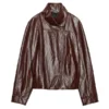 FAUX LEATHER JACKET