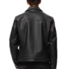 Faux leather jacket with pockets