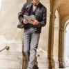Heirloom leather brown jacket
