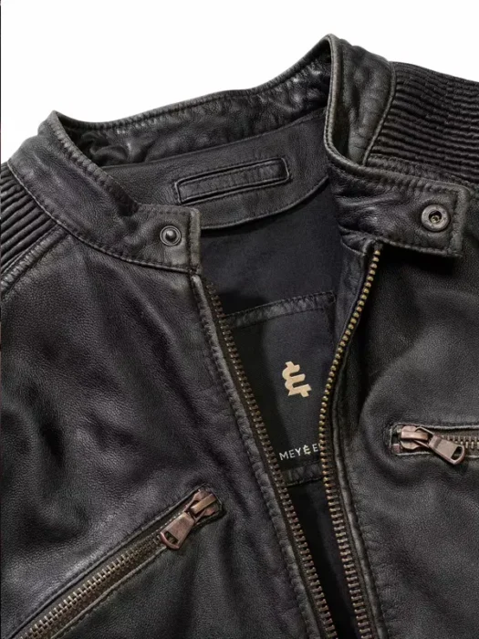 Heirloom leather jacket Upper side