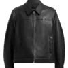 Heritage C Lightweight Black Leather Jacket