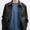 Heritage C Lightweight Leather Jacket