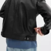 Heritage C Lightweight Leather Jacket Back
