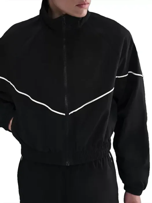 Indiana fever Caitlin Clark Black Jacket