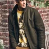 Kalamon olive green lambskin jacket