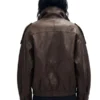 LEATHER EFFECT BIKER LEATHER JACKET Back