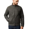 Men Dark Grey Jacket