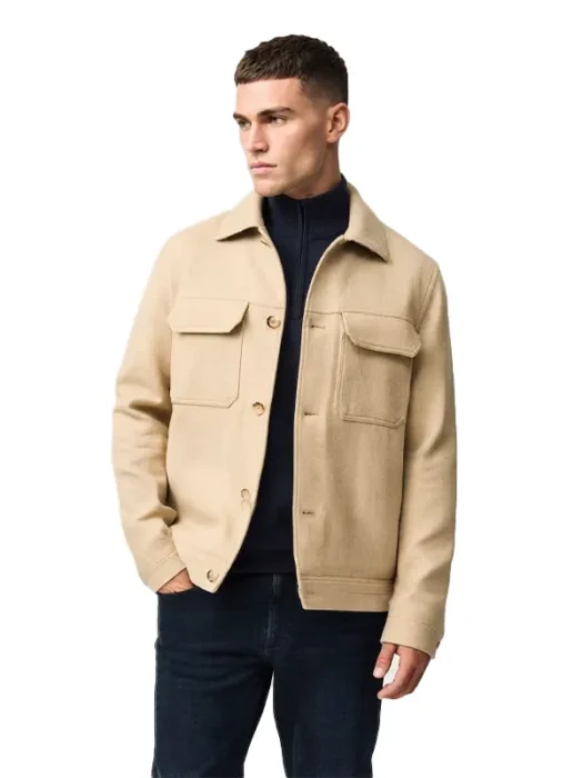 Men beige Jacket