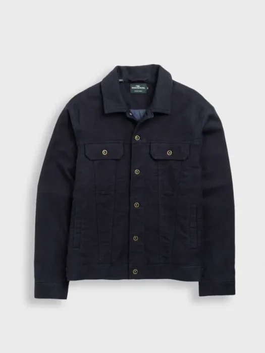 Mens Blue Cotton Jacket
