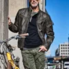 Mens Buffalo biker jacket
