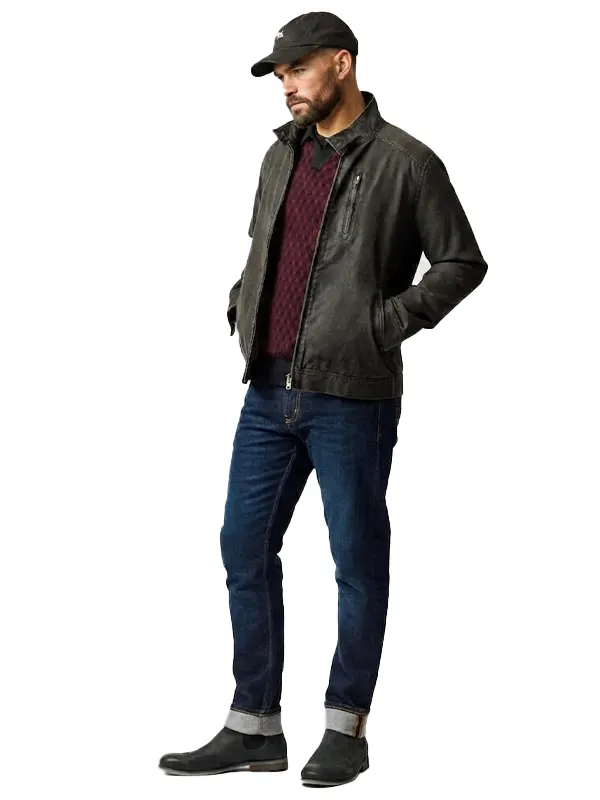 Mens Dark Grey Jacket