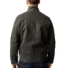 Mens Dark Grey Jacket Back