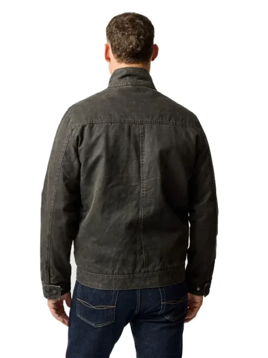 Mens Dark Grey Jacket Back